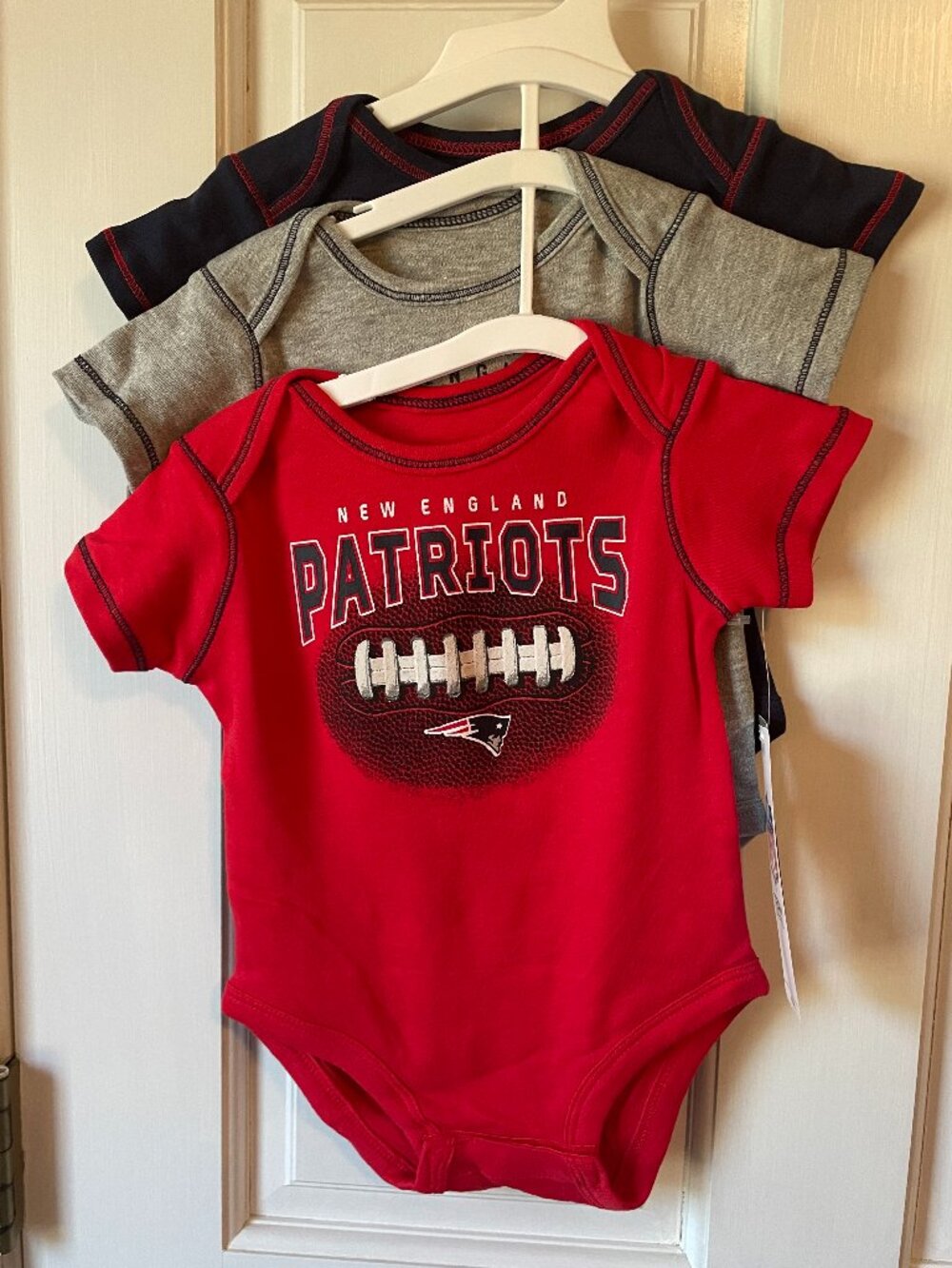 NFL Patriots Onesies NWT 3-6M
